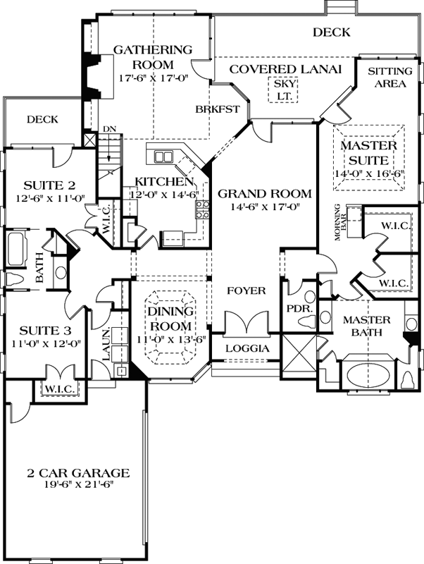 Main Floor Plan: 106-213