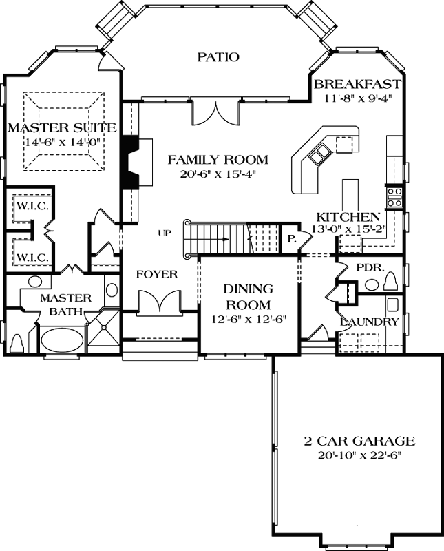 Main Floor Plan: 106-216
