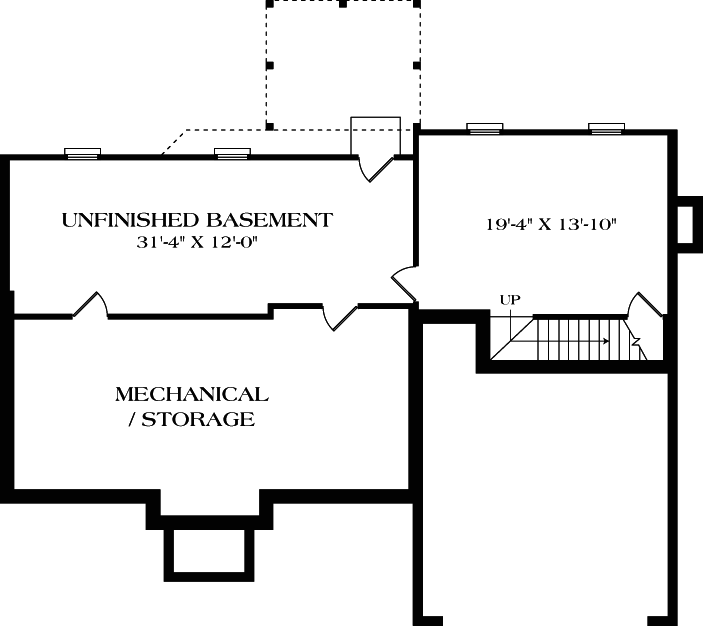 Lower Floor Plan: 106-219