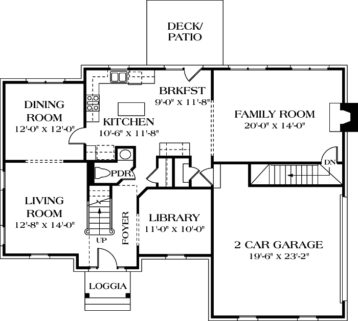 Main Floor Plan: 106-219