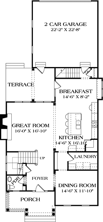 Main Floor Plan: 106-223