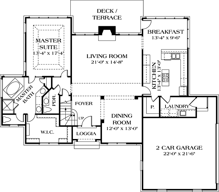 Main Floor Plan: 106-224