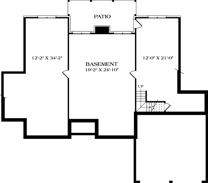 Lower Floor Plan: 106-225