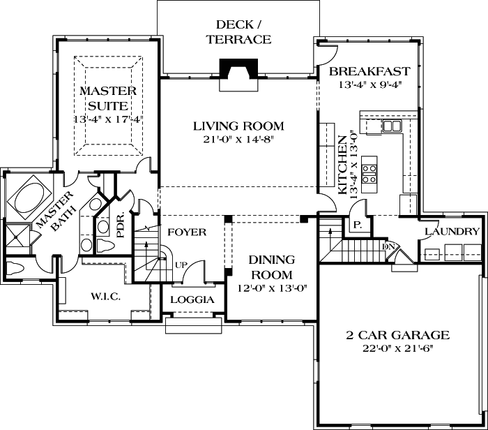 Main Floor Plan: 106-225