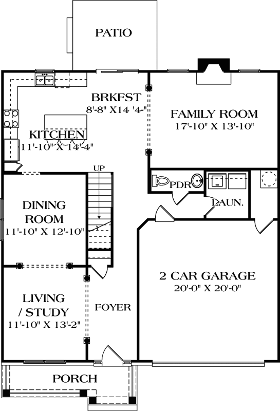 Main Floor Plan: 106-228