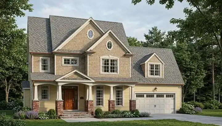 Southern house plans 106-229 - front exterior, 2,484 sq ft, 3 bed, 2 bath house plans | Monster House Plans