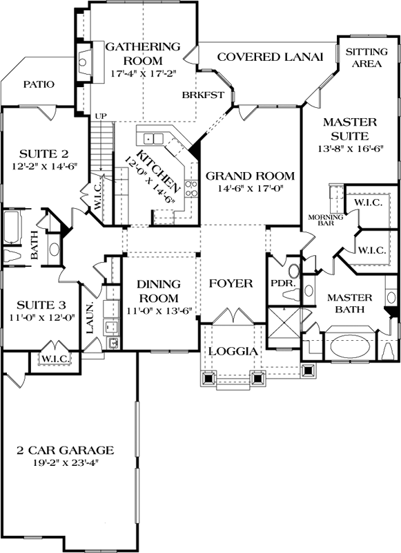 Main Floor Plan: 106-230