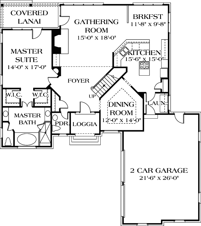 Main Floor Plan: 106-232