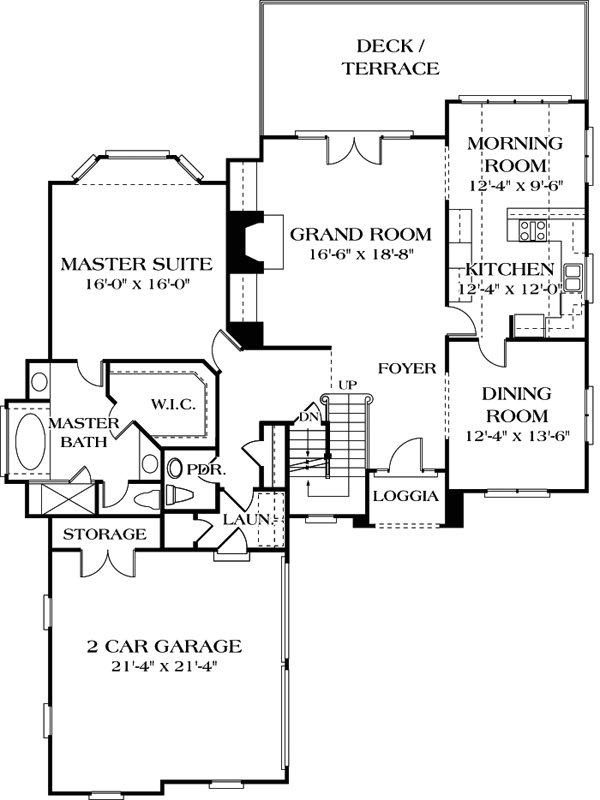 Main Floor Plan: 106-233