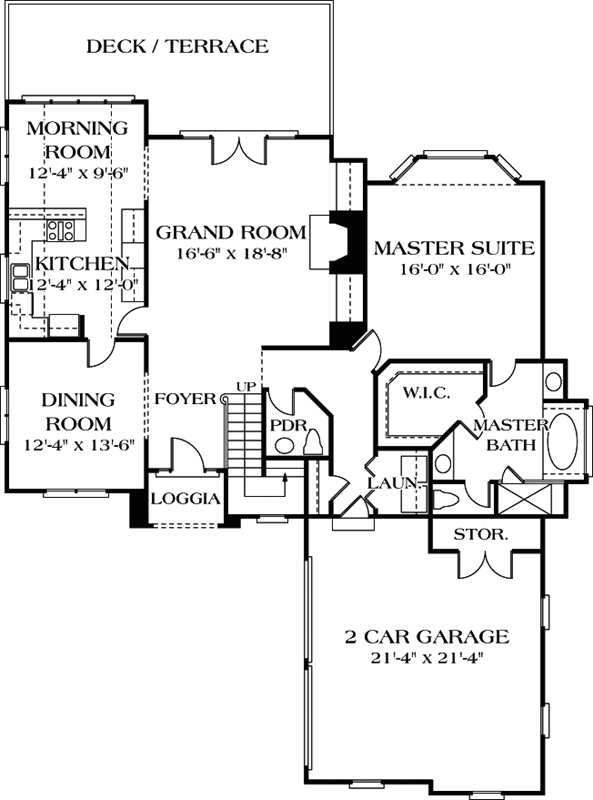 Main Floor Plan: 106-234