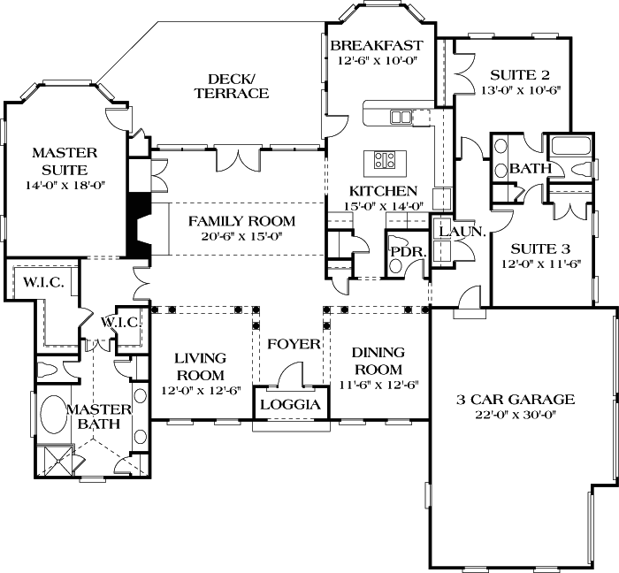 Main Floor Plan: 106-235