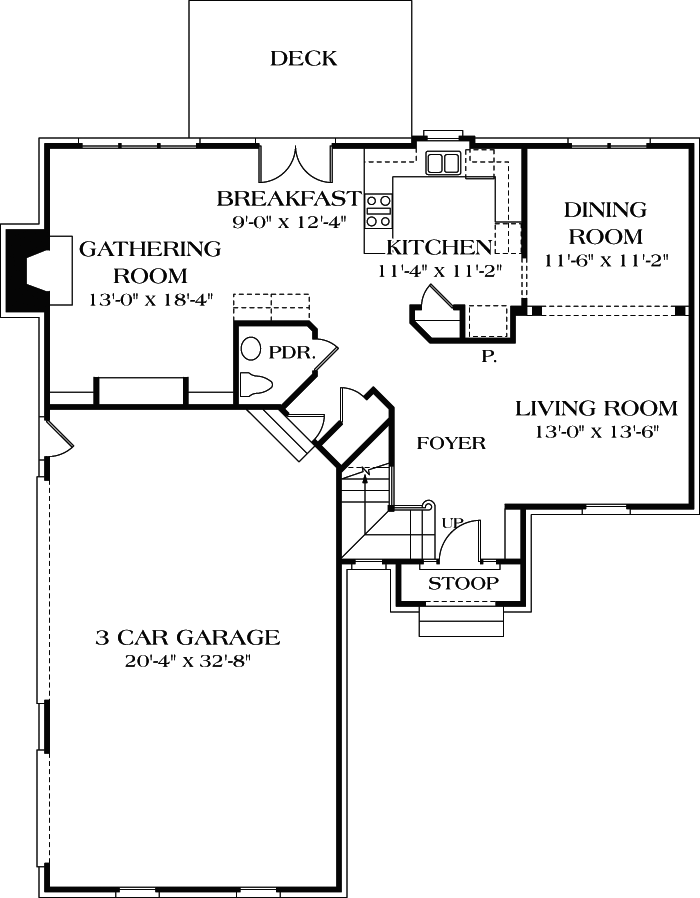 Main Floor Plan: 106-238