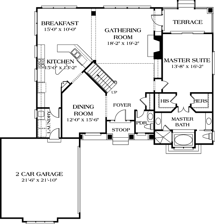 Main Floor Plan: 106-240