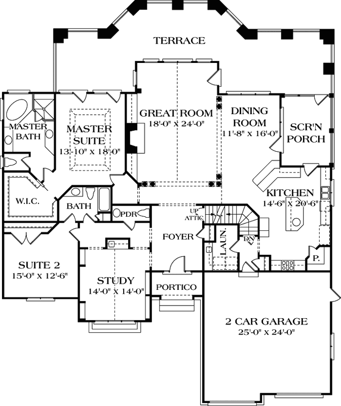 Main Floor Plan: 106-241