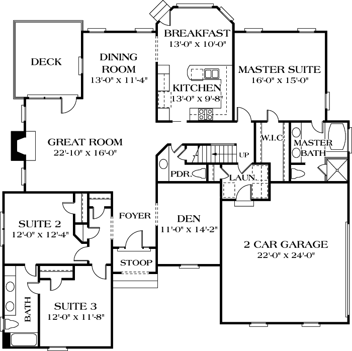 Main Floor Plan: 106-242