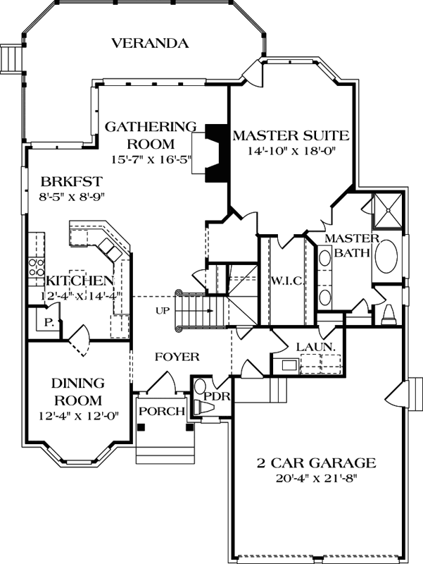 Main Floor Plan: 106-243