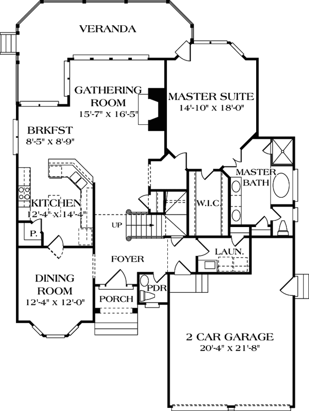 Main Floor Plan: 106-244