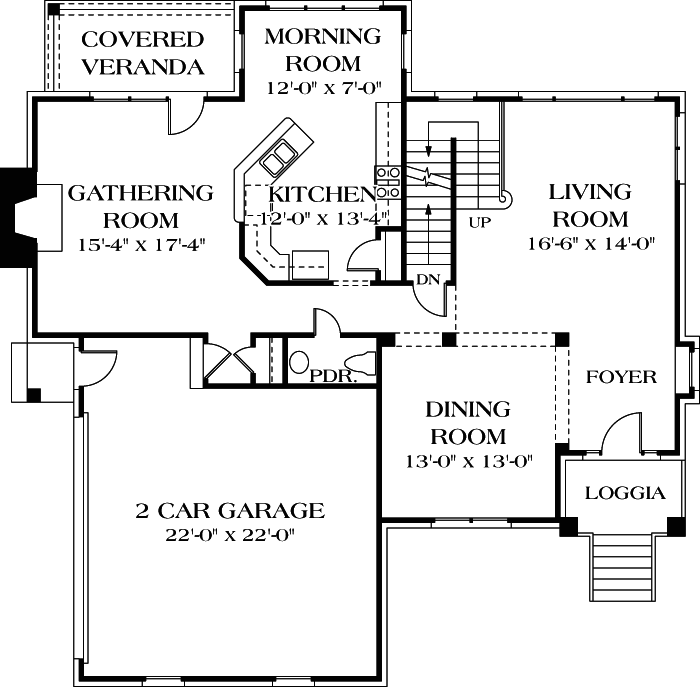 Main Floor Plan: 106-245
