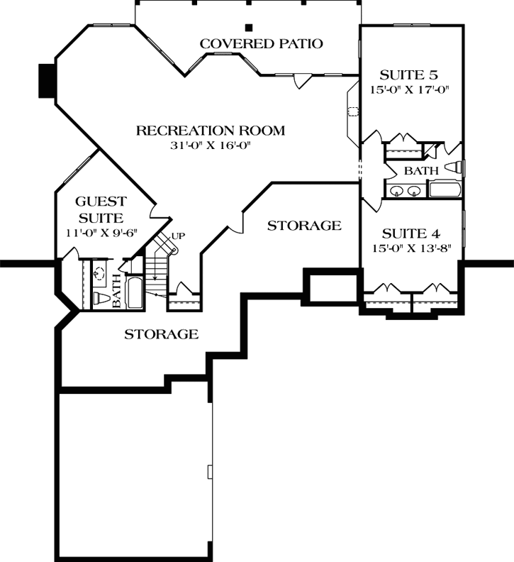 Lower Floor Plan: 106-247
