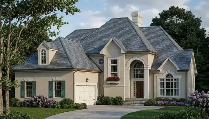 Traditional house plans 106-249 - front exterior, 2,600 sq ft, 3 bed, 2 bath house plans | Monster House Plans