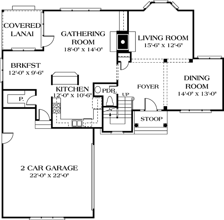 Main Floor Plan: 106-249
