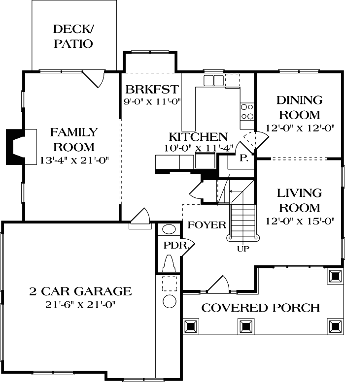 Main Floor Plan: 106-250