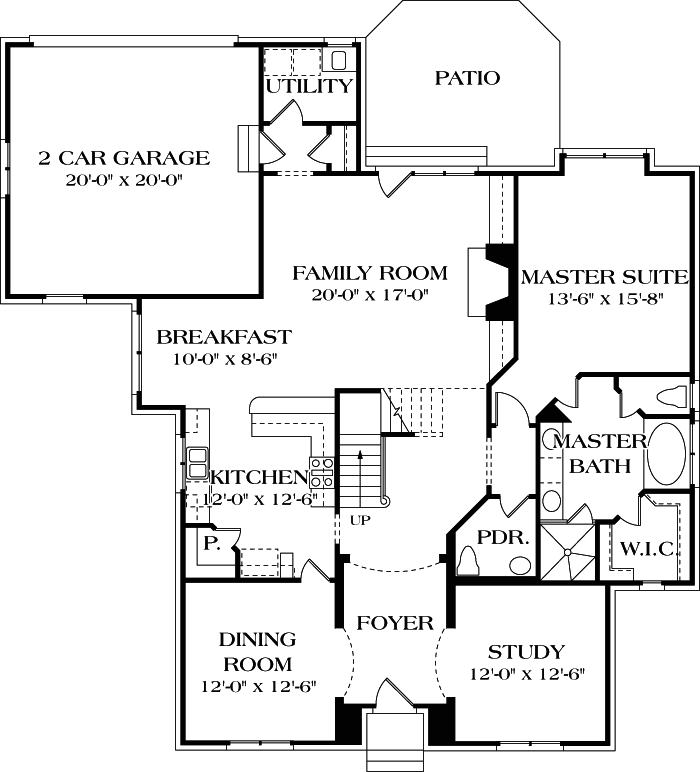 Main Floor Plan: 106-251