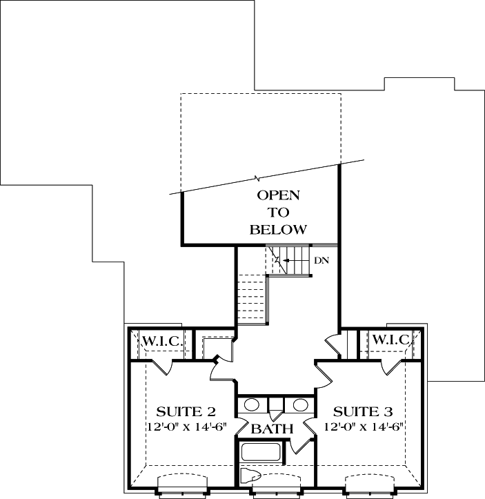 Upper/Second Floor Plan: 106-251