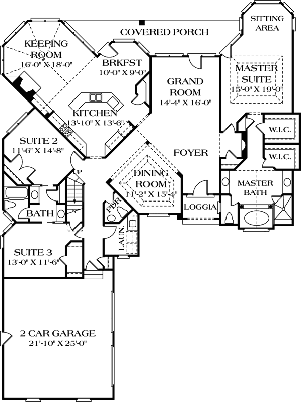 Main Floor Plan: 106-252