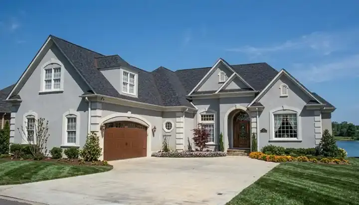 Traditional house plans 106-253 - front exterior, 4,681 sq ft, 4 bed, 4 bath house plans | Monster House Plans