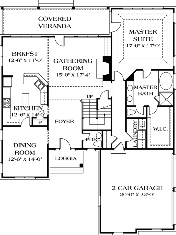 Main Floor Plan: 106-255