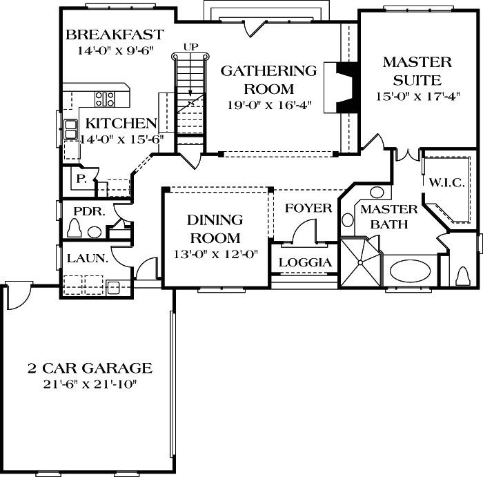 Main Floor Plan: 106-256