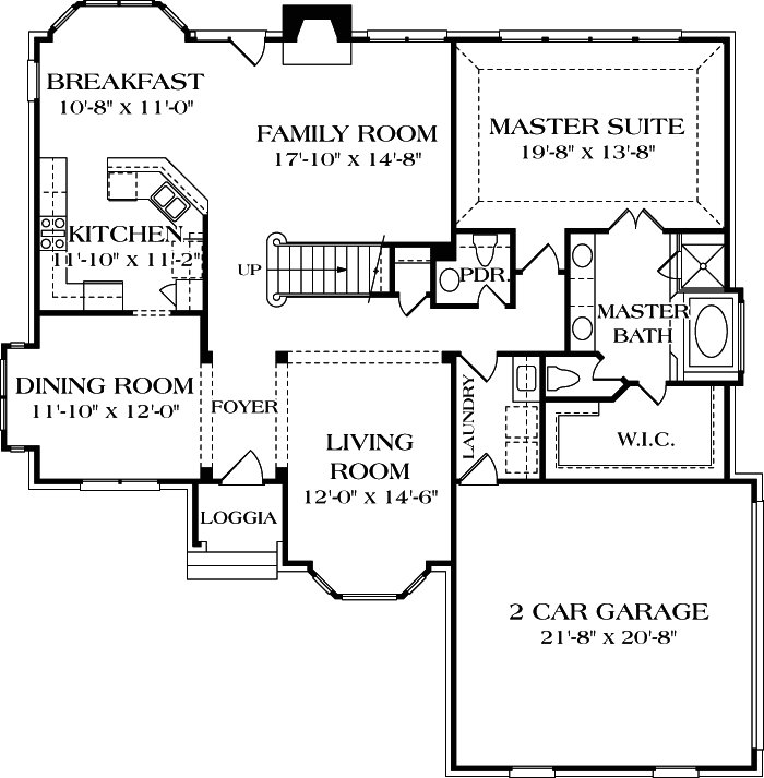Main Floor Plan: 106-257