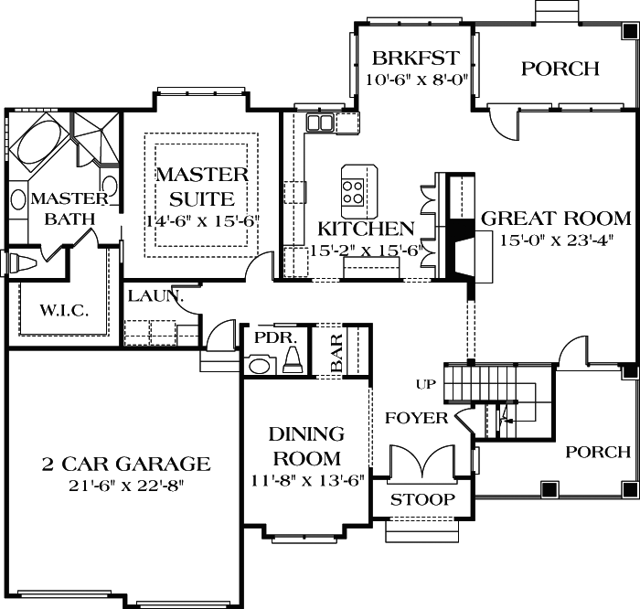 Main Floor Plan: 106-260