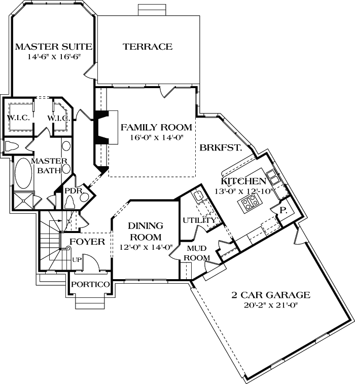 Main Floor Plan: 106-262