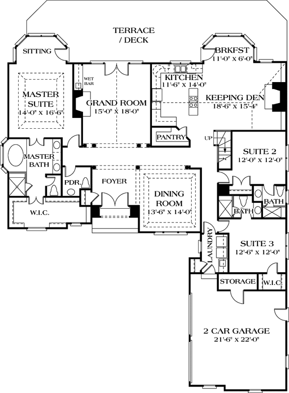 Main Floor Plan: 106-263