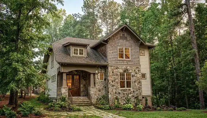 Craftsman house plans 106-265 - front exterior, 2,685 sq ft, 4 bed, 2 bath house plans | Monster House Plans