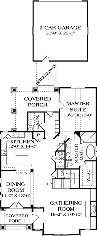 Main Floor Plan: 106-265