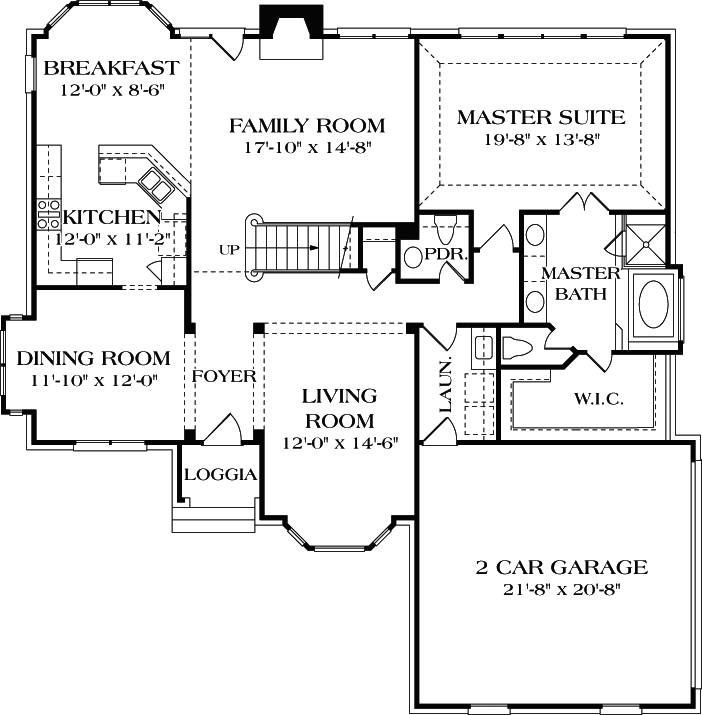 Main Floor Plan: 106-267