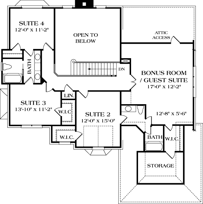 Upper/Second Floor Plan:106-267