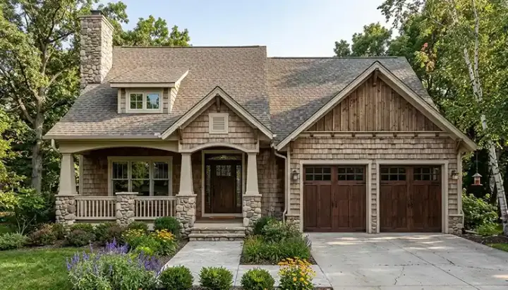 Craftsman house plans 106-269 - front exterior, 2,738 sq ft, 3 bed, 2 bath house plans | Monster House Plans