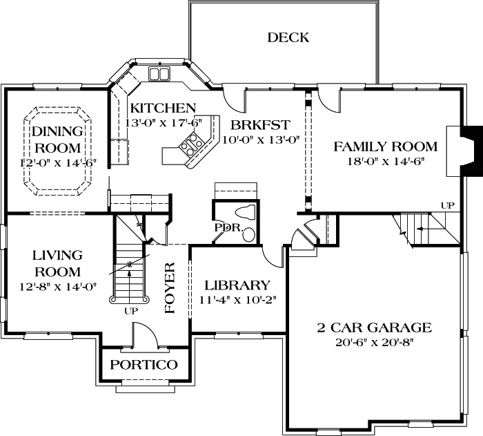 Main Floor Plan: 106-270
