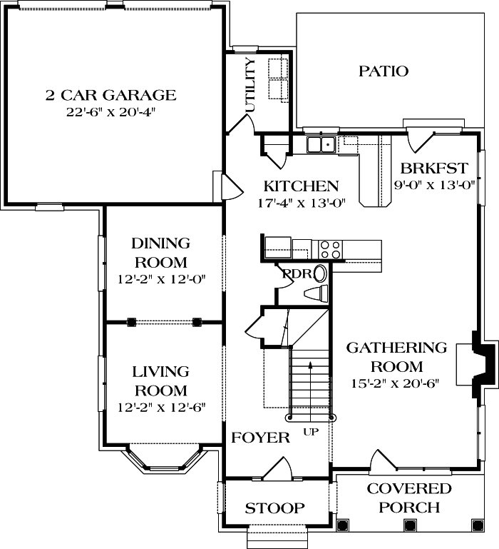 Main Floor Plan: 106-271