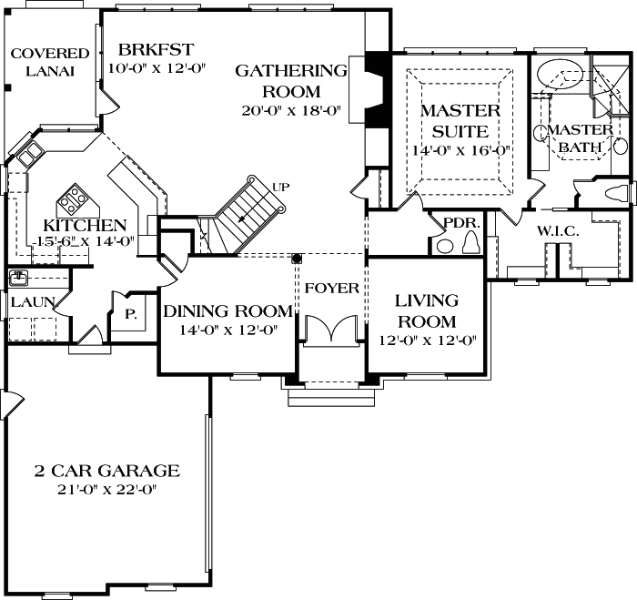 Main Floor Plan: 106-272
