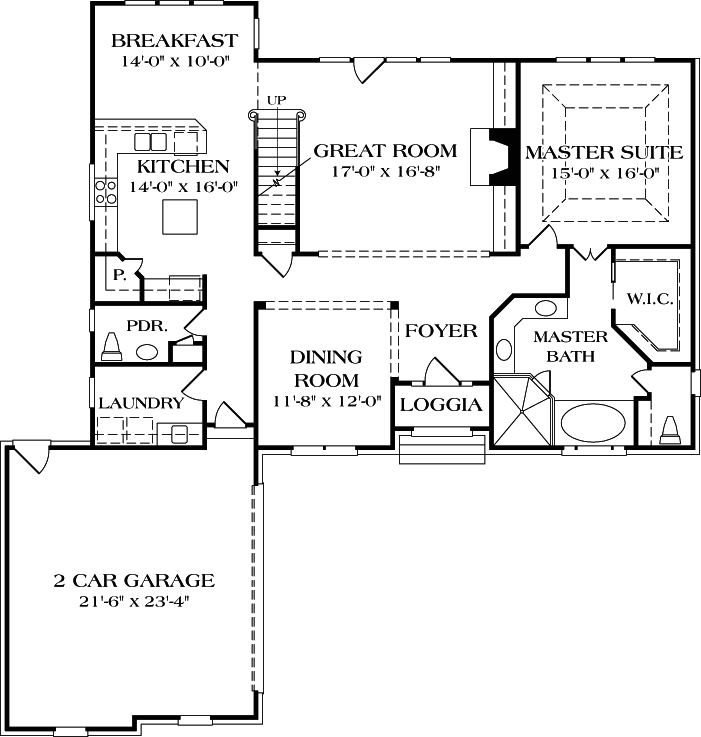 Main Floor Plan: 106-273