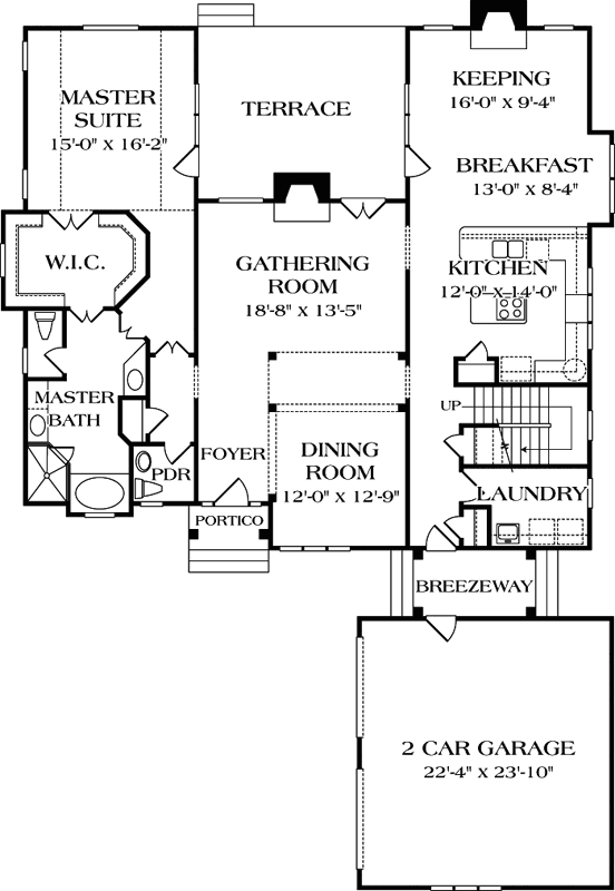 Main Floor Plan: 106-274