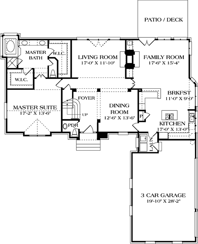 Main Floor Plan: 106-275