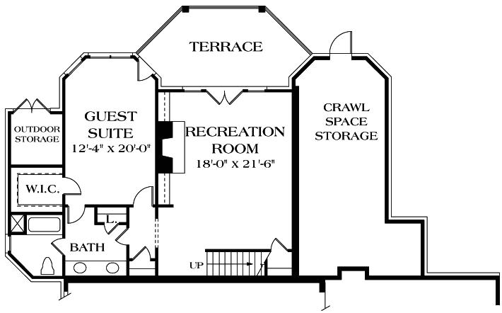 Lower Floor Plan: 106-277