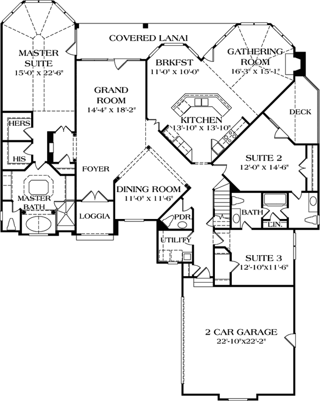 Main Floor Plan: 106-279