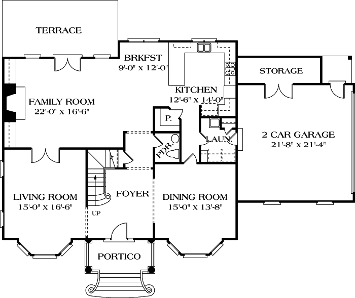 Main Floor Plan: 106-280